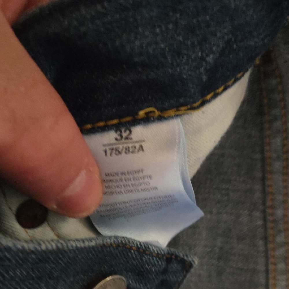 Polo by Ralph Lauren Distressed Blue Denim Jean Shorts - Picture 2 of 3